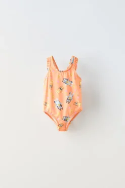 Niños ZARA 1½ - 6 Años·Licencias|1½ - 6 Años·Accesorios<2-6 AÑOS/ BAÑADOR VOLANTES BLUEY © LUDO STUDIO