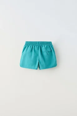 Niños ZARA 6 - 14 Años·Accesorios<6-14 AÑOS/ BERMUDA BAÑO LISO SALMON RIVER