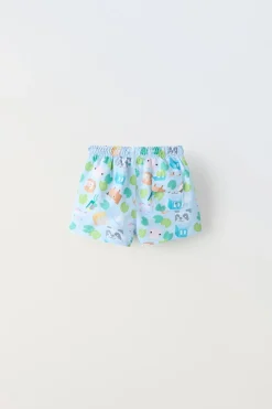 Niños ZARA 6 - 14 Años·Accesorios<6-14 AÑOS/ BERMUDA BAÑO MINECRAFT © MOJANG AB. ™