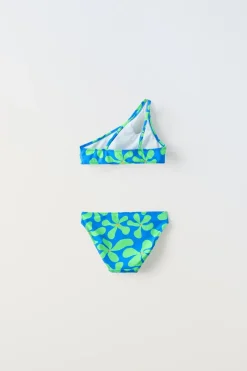 Niños ZARA 6 - 14 Años·Accesorios<6-14 AÑOS /BIKINI ASIMÉTRICO FLORES