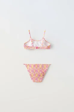 Niños ZARA 6 - 14 Años·Accesorios<6-14 AÑOS/ BIKINI ESTAMPADO GOMAS