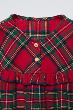 Niños ZARA 1½ - 6 Años·Pijamas<3-6 AÑOS/ CAMISÓN FRANELA CUADROS