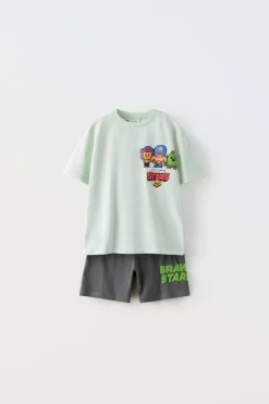 Niños ZARA 6 - 14 Años·Pijamas|6 - 14 Años·Pijamas<8-14 AÑOS/ CONJUNTO BRAWL STARS © SUPERCELL OY