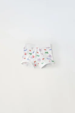 Niños ZARA 1½ - 6 Años·Ropa Interior / Calcetines|Accesorios / Zapatos / 0 - 14 Años<3-6 AÑOS/ PACK CINCO BÓXER ANIMALITOS