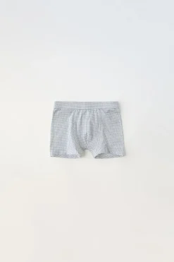 Niños ZARA 6 - 14 Años·Ropa Interior / Calcetines<6-14 AÑOS/ PACK CINCO BÓXER CUADROS Y RAYAS