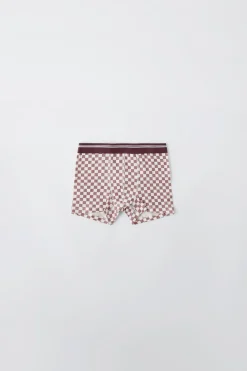 Niños ZARA 6 - 14 Años·Ropa Interior / Calcetines<6-14 AÑOS/ PACK CINCO BÓXERS DAMERO