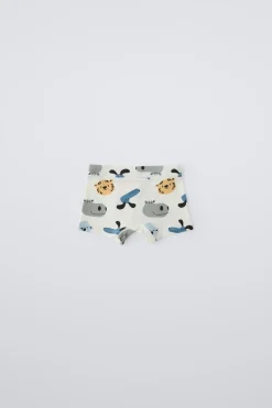 Niños ZARA 1½ - 6 Años·Ropa Interior / Calcetines|Accesorios / Zapatos / 0 - 14 Años<3-6 AÑOS/ PACK DE CINCO BOXERS ANIMALES