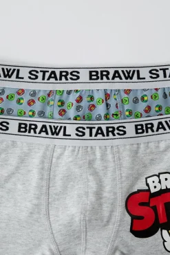 Niños ZARA 6 - 14 Años·Ropa Interior / Calcetines<8-14 AÑOS/ PACK DOS BÓXER BRAWL STARS © SUPERCELL OY