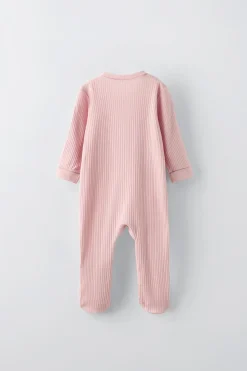 Niños ZARA 0 - 6 Meses·Ropa Interior / Pijamas|6 - 18 Meses·Ropa Interior / Pijamas<0-1 AÑOS/ PACK DOS PIJAMAS ENTEROS FLORES