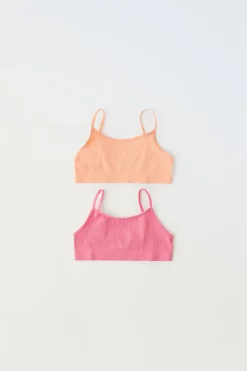 Niños ZARA 6 - 14 Años·Ropa Interior / Calcetines<8-14 AÑOS/ PACK DOS TOPS SEAMLESS