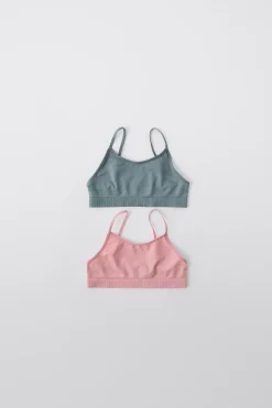 Niños ZARA 6 - 14 Años·Ropa Interior / Calcetines<8-14 AÑOS/ PACK DOS TOPS SEAMLESS
