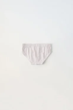 Niños ZARA 1½ - 6 Años·Ropa Interior / Calcetines|Accesorios / Zapatos / 0 - 14 Años<2-6 AÑOS/ PACK SEIS SLIPS CUADROS Y RAYAS