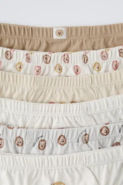 Niños ZARA 1½ - 6 Años·Ropa Interior / Calcetines|Accesorios / Zapatos / 0 - 14 Años<2-6 AÑOS/ PACK SEIS SLIPS LEONES