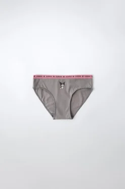 Niños ZARA 6 - 14 Años·Ropa Interior / Calcetines<6-14 AÑOS/ PACK TRES BRAGUITAS KUROMI © SANRIO