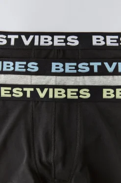 Niños ZARA 6 - 14 Años·Ropa Interior / Calcetines<8-14 AÑOS/ PACK TRES BÓXER TEXTO