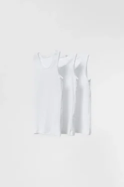 Niños ZARA 1½ - 6 Años·Camisetas|1½ - 6 Años·Ropa Interior / Calcetines<2-6 AÑOS/ PACK TRES CAMISETAS BÁSICAS