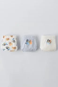 Niños ZARA 1½ - 6 Años·Licencias|1½ - 6 Años·Ropa Interior / Calcetines<2-6 AÑOS/ PACK TRES SLIPS BLUEY © LUDO STUDIO