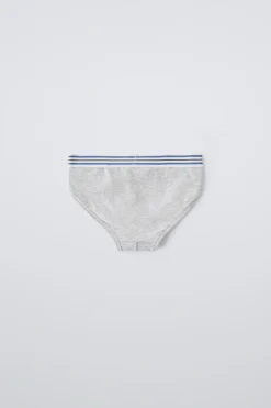 Niños ZARA 6 - 14 Años·Ropa Interior / Calcetines<6-14 AÑOS/ PACK TRES SLIPS RAYAS