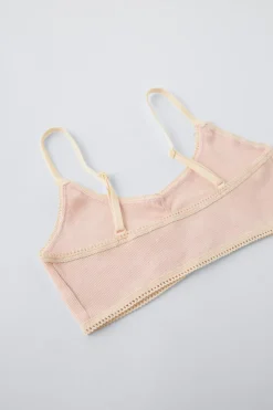 Niños ZARA 6 - 14 Años·Ropa Interior / Calcetines<9-14 AÑOS/ PACK TRES TOPS ESTAMPADO FLORECITAS