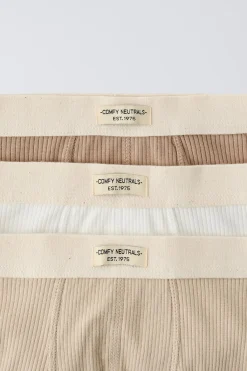 Niños ZARA 6 - 14 Años·Ropa Interior / Calcetines<6-14 AÑOS/ PARCK TRES BÓXER RIB ETIQUETA