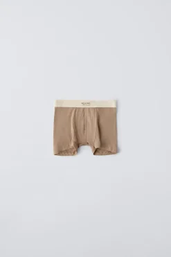 Niños ZARA 6 - 14 Años·Ropa Interior / Calcetines<6-14 AÑOS/ PARCK TRES BÓXER RIB ETIQUETA