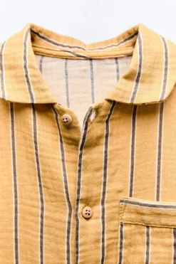 Niños ZARA 1½ - 6 Años·Pijamas|1½ - 6 Años·Pijamas<3-6 AÑOS/ PIJAMA CAMISERO RAYAS