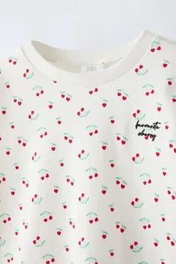 Niños ZARA 6 - 14 Años·Pijamas<6-14 AÑOS/ PIJAMA CEREZAS