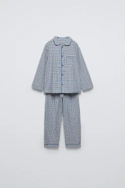 Niños ZARA 1½ - 6 Años·Pijamas|1½ - 6 Años·Pijamas<3-6 AÑOS/ PIJAMA CUADROS