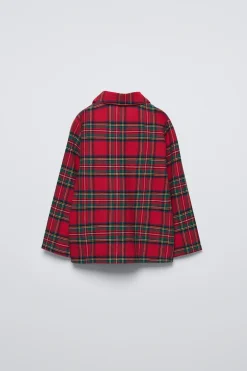 Niños ZARA 1½ - 6 Años·Pijamas|1½ - 6 Años·Pijamas<3-6 AÑOS/ PIJAMA CUADROS FRANELA