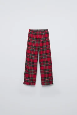 Niños ZARA 1½ - 6 Años·Pijamas|1½ - 6 Años·Pijamas<3-6 AÑOS/ PIJAMA CUADROS FRANELA