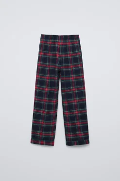 Niños ZARA 6 - 14 Años·Pijamas|6 - 14 Años·Pijamas<6-14 AÑOS/ PIJAMA CUADROS FRANELA