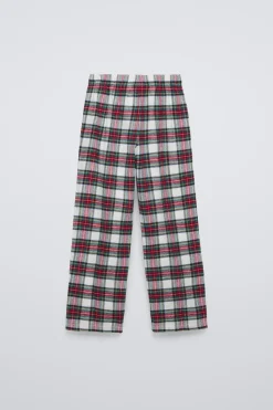 Niños ZARA 6 - 14 Años·Pijamas|6 - 14 Años·Pijamas<6-14 AÑOS/ PIJAMA CUADROS ÁRBOL