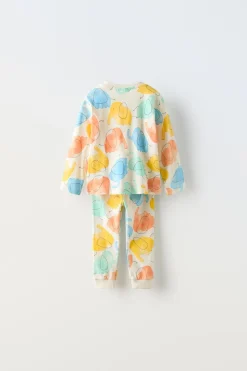 Niños ZARA 1½ - 6 Años·Pijamas|1½ - 6 Años·Pijamas<2-6 AÑOS/ PIJAMA ELEFANTES