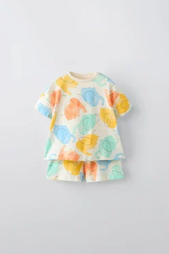Niños ZARA 1½ - 6 Años·Pijamas|1½ - 6 Años·Pijamas<2-6 AÑOS/ PIJAMA ELEFANTES