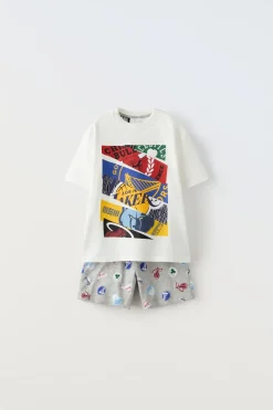 Niños ZARA 6 - 14 Años·Pijamas|6 - 14 Años·Pijamas<6-14 AÑOS/ PIJAMA EQUIPOS NBA ©