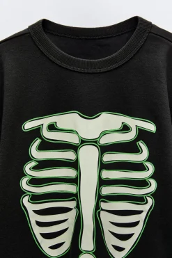 Niños ZARA 1½ - 6 Años·Pijamas|1½ - 6 Años·Pijamas<2-6 AÑOS/ PIJAMA ESQUELETO GLOW IN THE DARK