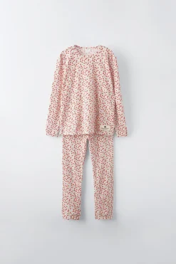 Niños ZARA 6 - 14 Años·Pijamas<6-14 AÑOS/ PIJAMA ESTAMPADO FLORES