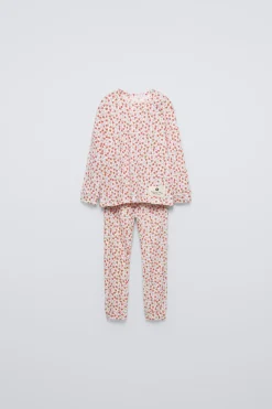 Niños ZARA 1½ - 6 Años·Pijamas<2-6 AÑOS/ PIJAMA FLORES
