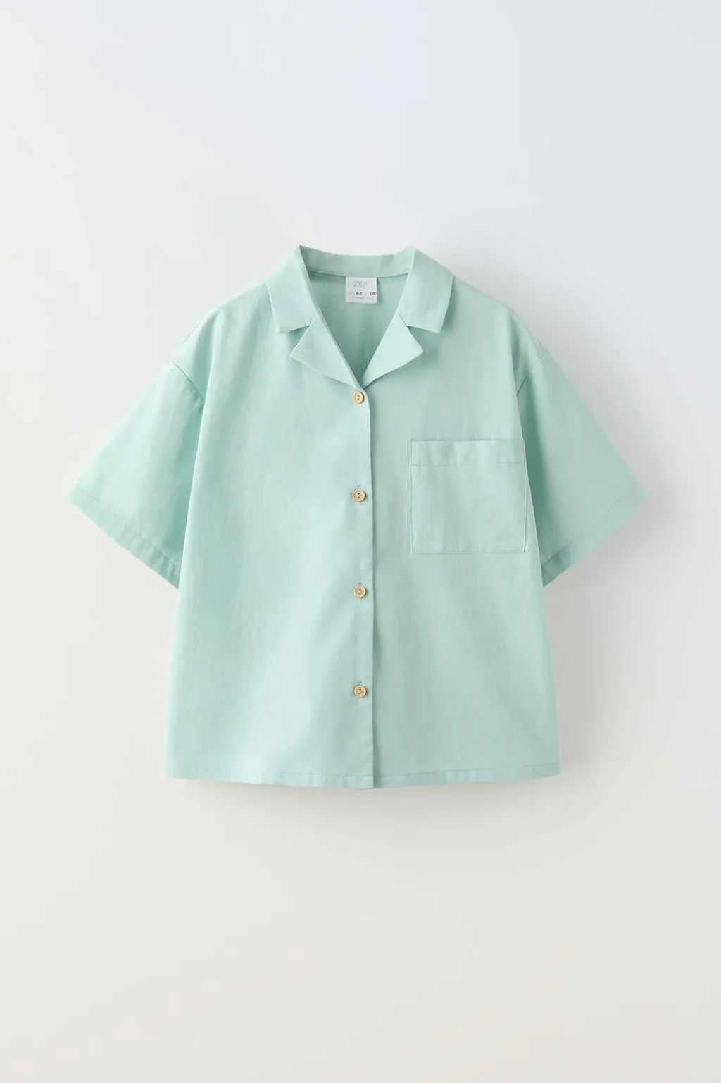 Niños ZARA 6 - 14 Años·Pijamas|6 - 14 Años·Pijamas<6-14 AÑOS/ PIJAMA LISO ETIQUETA