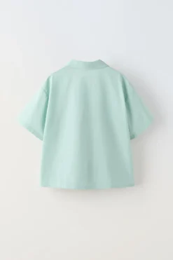 Niños ZARA 6 - 14 Años·Pijamas|6 - 14 Años·Pijamas<6-14 AÑOS/ PIJAMA LISO ETIQUETA