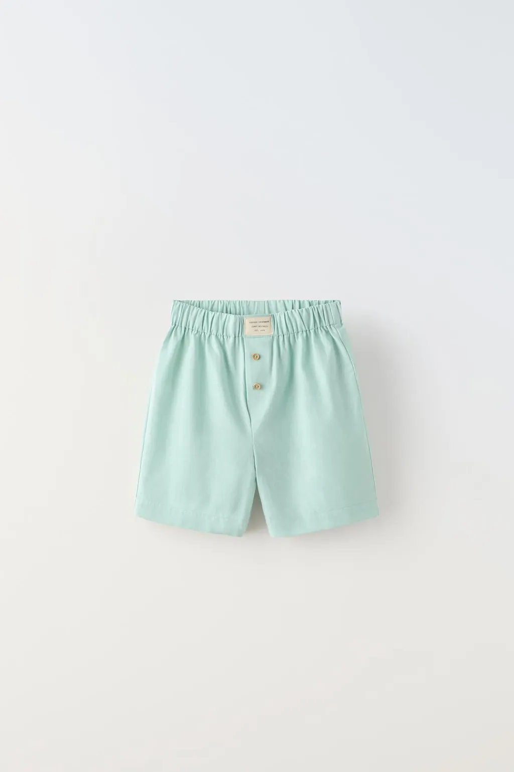 Niños ZARA 6 - 14 Años·Pijamas|6 - 14 Años·Pijamas<6-14 AÑOS/ PIJAMA LISO ETIQUETA