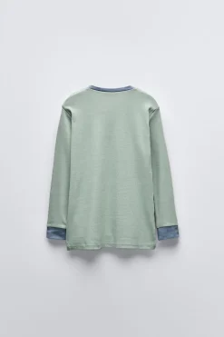 Niños ZARA 6 - 14 Años·Pijamas|6 - 14 Años·Pijamas<6-14 AÑOS/ PIJAMA LISO PANADERO