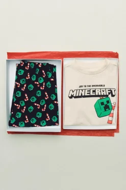 Niños ZARA 6 - 14 Años·Pijamas|6 - 14 Años·Pijamas<6-14 AÑOS/ PIJAMA MINECRAFT © MOJANG AB. ™