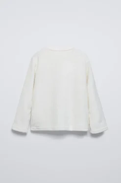 Niños ZARA 6 - 14 Años·Pijamas<6-14 AÑOS/ PIJAMA POLAR GALLETA CORAZÓN