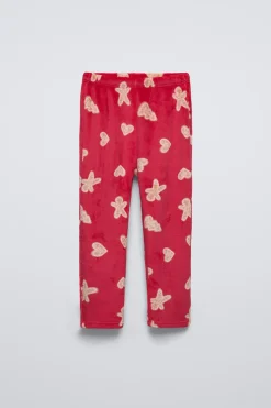 Niños ZARA 6 - 14 Años·Pijamas<6-14 AÑOS/ PIJAMA POLAR GALLETA CORAZÓN