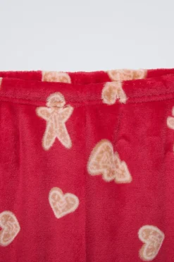 Niños ZARA 6 - 14 Años·Pijamas<6-14 AÑOS/ PIJAMA POLAR GALLETA CORAZÓN