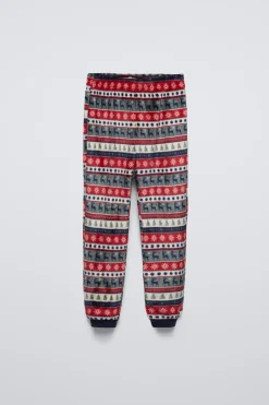 Niños ZARA 6 - 14 Años·Pijamas|6 - 14 Años·Pijamas<6-14 AÑOS/ PIJAMA POLAR GRECA