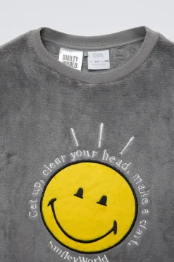 Niños ZARA 6 - 14 Años·Pijamas|6 - 14 Años·Pijamas<6-14 AÑOS/ PIJAMA POLAR SMILEYWORLD ®