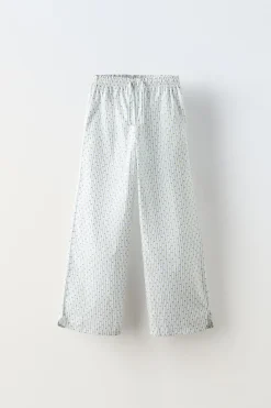 Niños ZARA 6 - 14 Años·Pijamas<6-14 AÑOS/ PIJAMA RAYAS FLORES