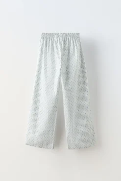 Niños ZARA 6 - 14 Años·Pijamas<6-14 AÑOS/ PIJAMA RAYAS FLORES